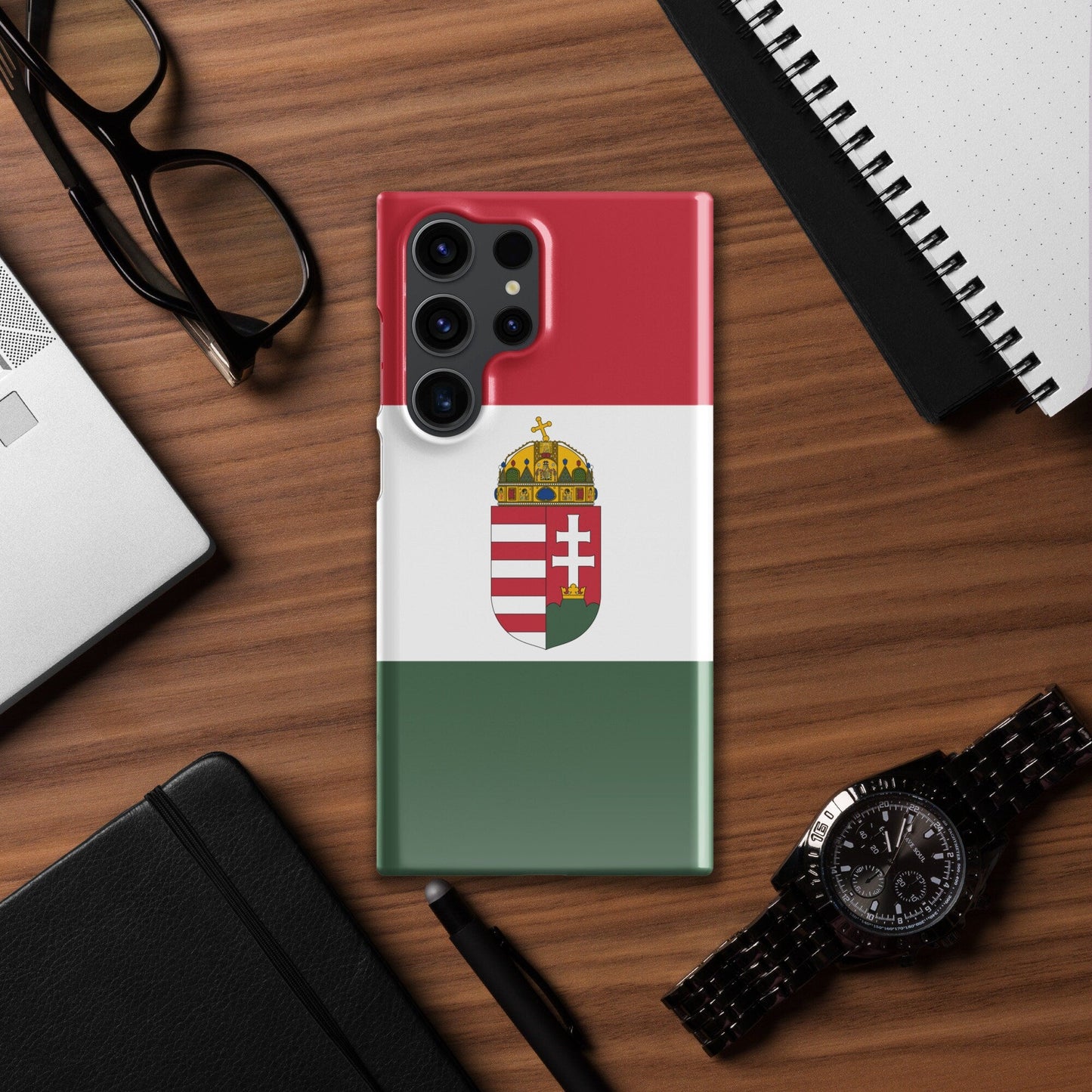 Hungary Flag Samsung Galaxy Phone Case for Samsung S24 and Samsung S23 for Patriots - Raiden Gate Design