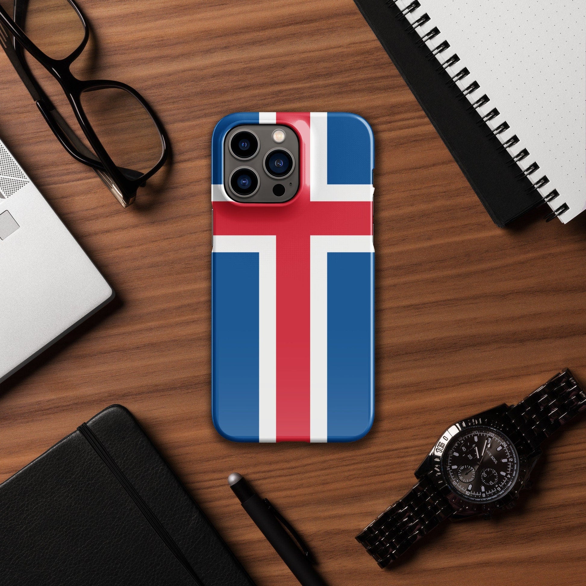 Iceland Flag | Aesthetic Phone Case | iPhone 15 Pro Max | Patriotic Phone Case | Tough Case - Raiden Gate Design