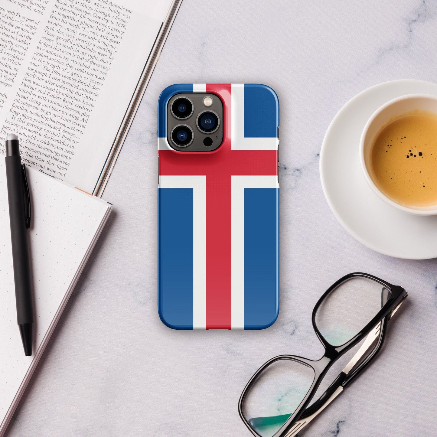 Iceland Flag | Aesthetic Phone Case | iPhone 15 Pro Max | Patriotic Phone Case | Tough Case - Raiden Gate Design