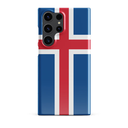 Iceland Flag Samsung Galaxy Phone Case for Samsung S24 and Samsung S23 for Patriots - Raiden Gate Design