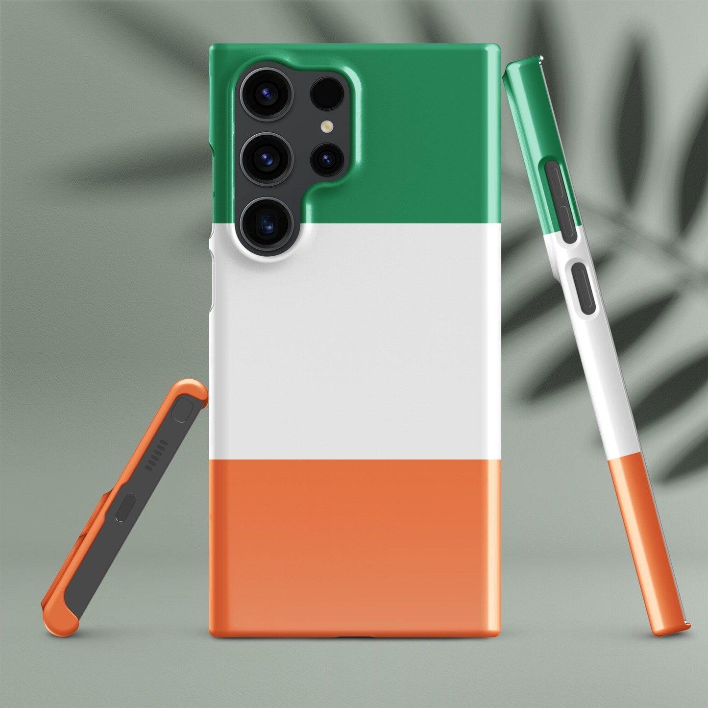 Ireland Flag Samsung Galaxy Phone Case for Samsung S24 and Samsung S23 for Patriots - Raiden Gate Design