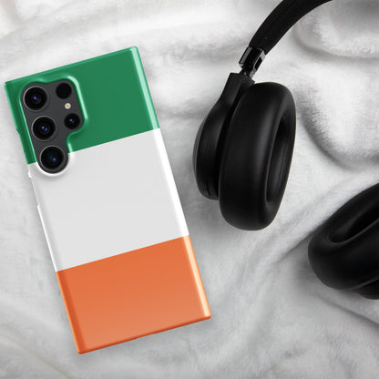 Ireland Flag Samsung Galaxy Phone Case for Samsung S24 and Samsung S23 for Patriots - Raiden Gate Design