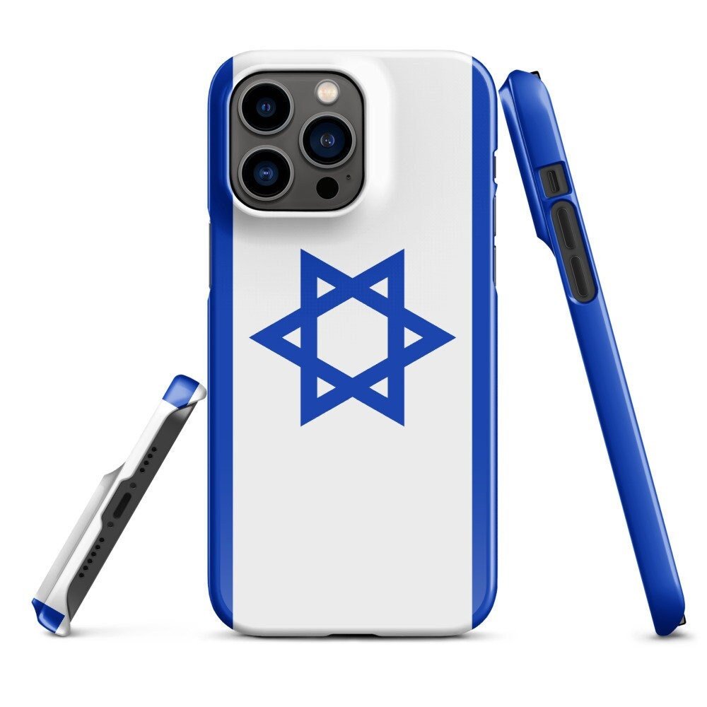 Israel Flag | Aesthetic Phone Case | iPhone 15 Pro Max | Patriotic Phone Case | Tough Case - Raiden Gate Design