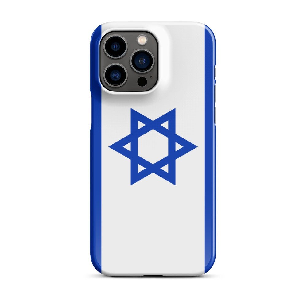 Israel Flag | Aesthetic Phone Case | iPhone 15 Pro Max | Patriotic Phone Case | Tough Case - Raiden Gate Design