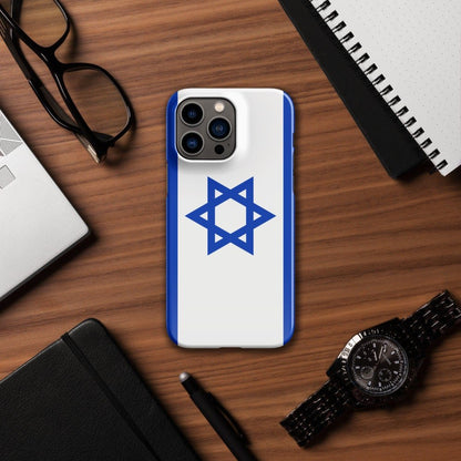 Israel Flag | Aesthetic Phone Case | iPhone 15 Pro Max | Patriotic Phone Case | Tough Case - Raiden Gate Design