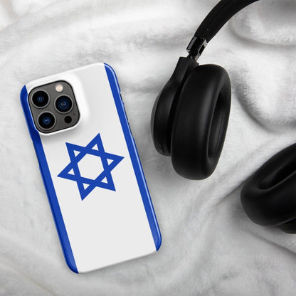 Israel Flag | Aesthetic Phone Case | iPhone 15 Pro Max | Patriotic Phone Case | Tough Case - Raiden Gate Design