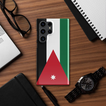 Jordan Flag Samsung Galaxy Phone Case for Samsung S24 and Samsung S23 for Patriots - Raiden Gate Design