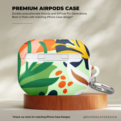 Jungle Delicate Flowers Custom AirPods Pro Case | Tough AirPods Case - Raiden Gate Design