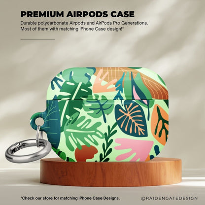 Jungle Dense Flowers Custom AirPods Pro Case | Tough AirPods Case - Raiden Gate Design