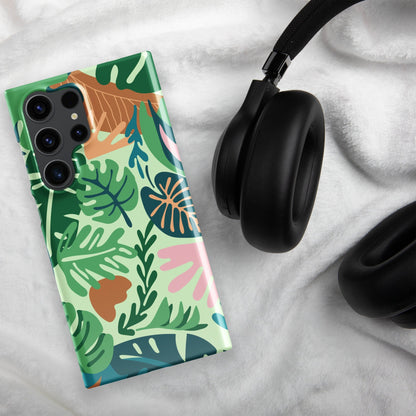 Jungle Flowers Samsung Galaxy S24 Ultra Case - Dense Floral Design - Raiden Gate Design