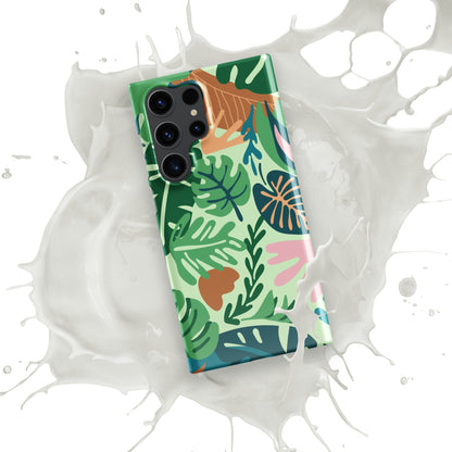 Jungle Flowers Samsung Galaxy S24 Ultra Case - Dense Floral Design - Raiden Gate Design