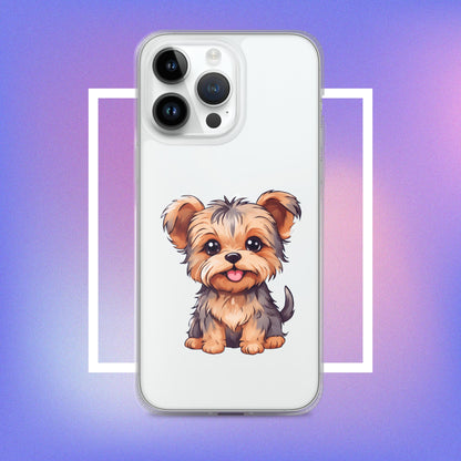 Kawaii Dog Clear iPhone Case - iPhone Case - Raiden Gate Design