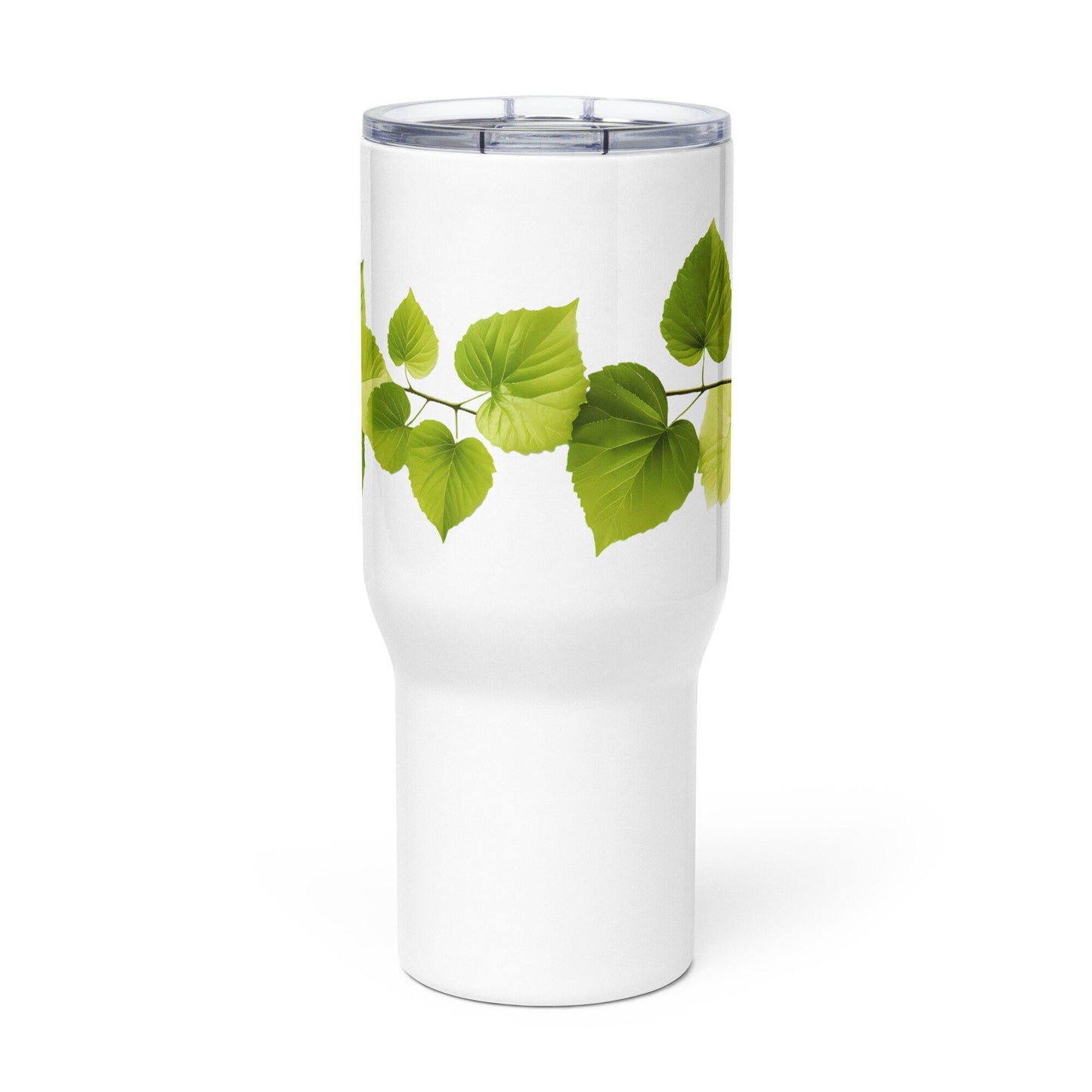 Linden Herbal Tea Travel mug with a handle | Tea Mug | Teacup | Gifts for Her | Herb Flower | Birthday Gift - Raiden Gate Design