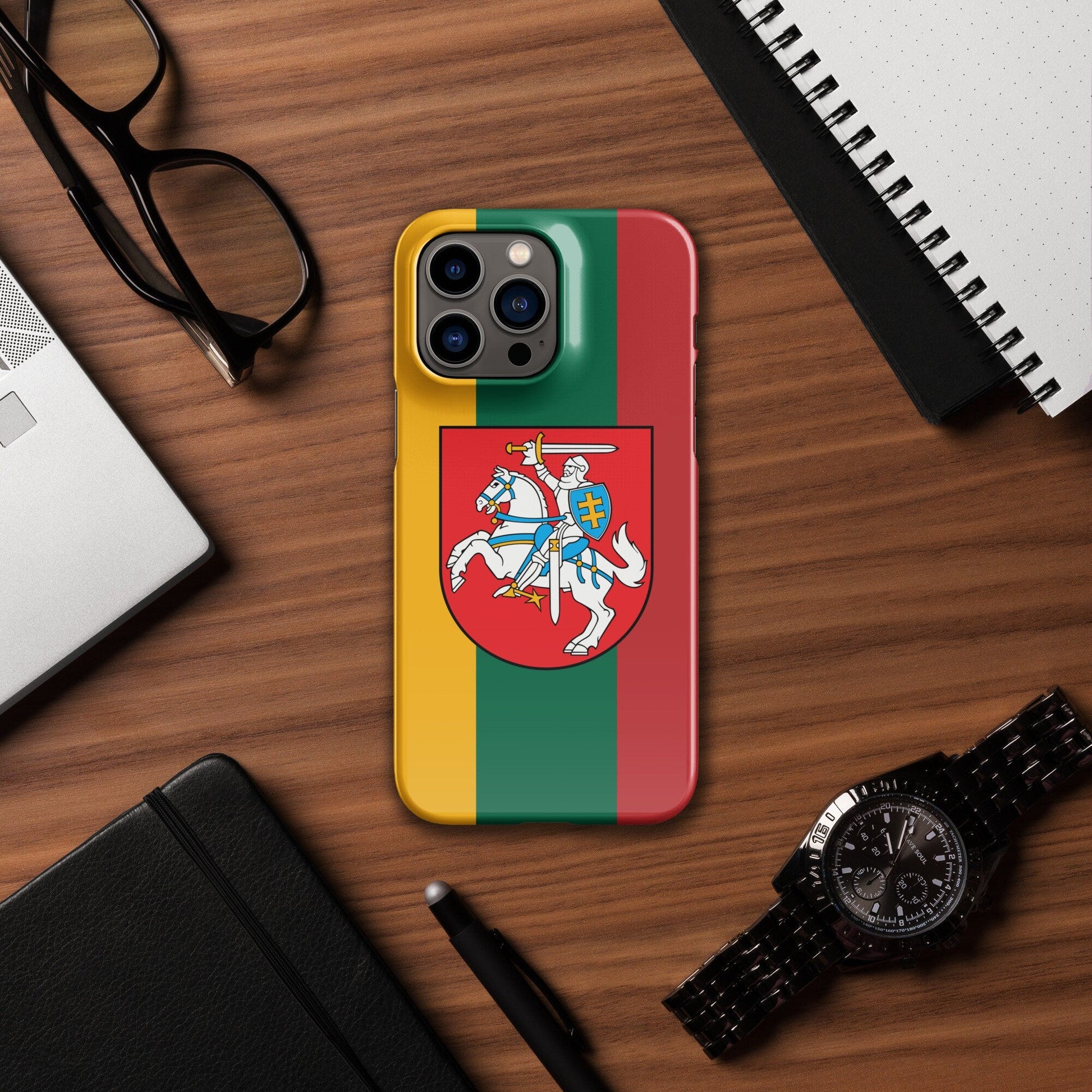 Lithuania Flag | Aesthetic Phone Case | iPhone 15 Pro Max | Patriotic Phone Case | Tough Case - Raiden Gate Design