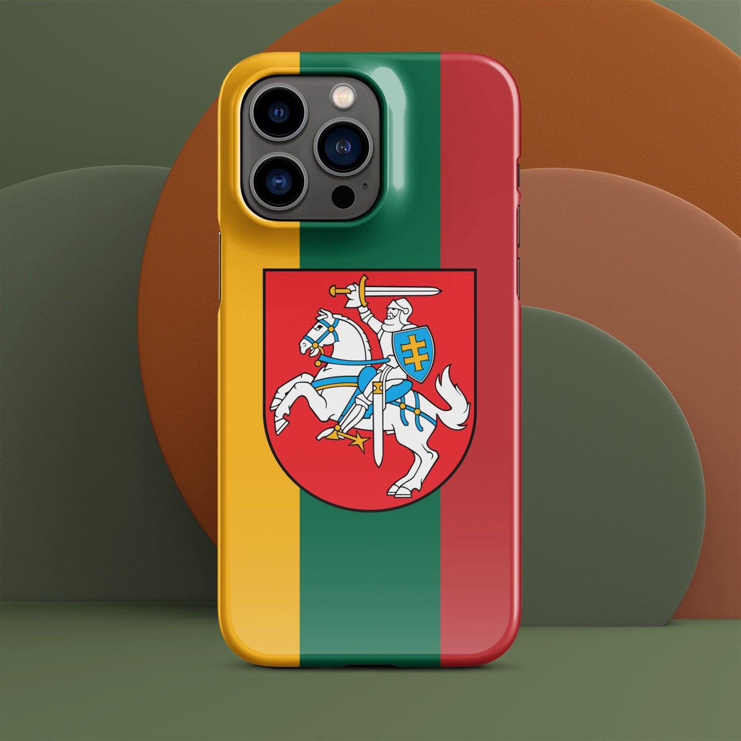 Lithuania Flag | Aesthetic Phone Case | iPhone 15 Pro Max | Patriotic Phone Case | Tough Case - Raiden Gate Design