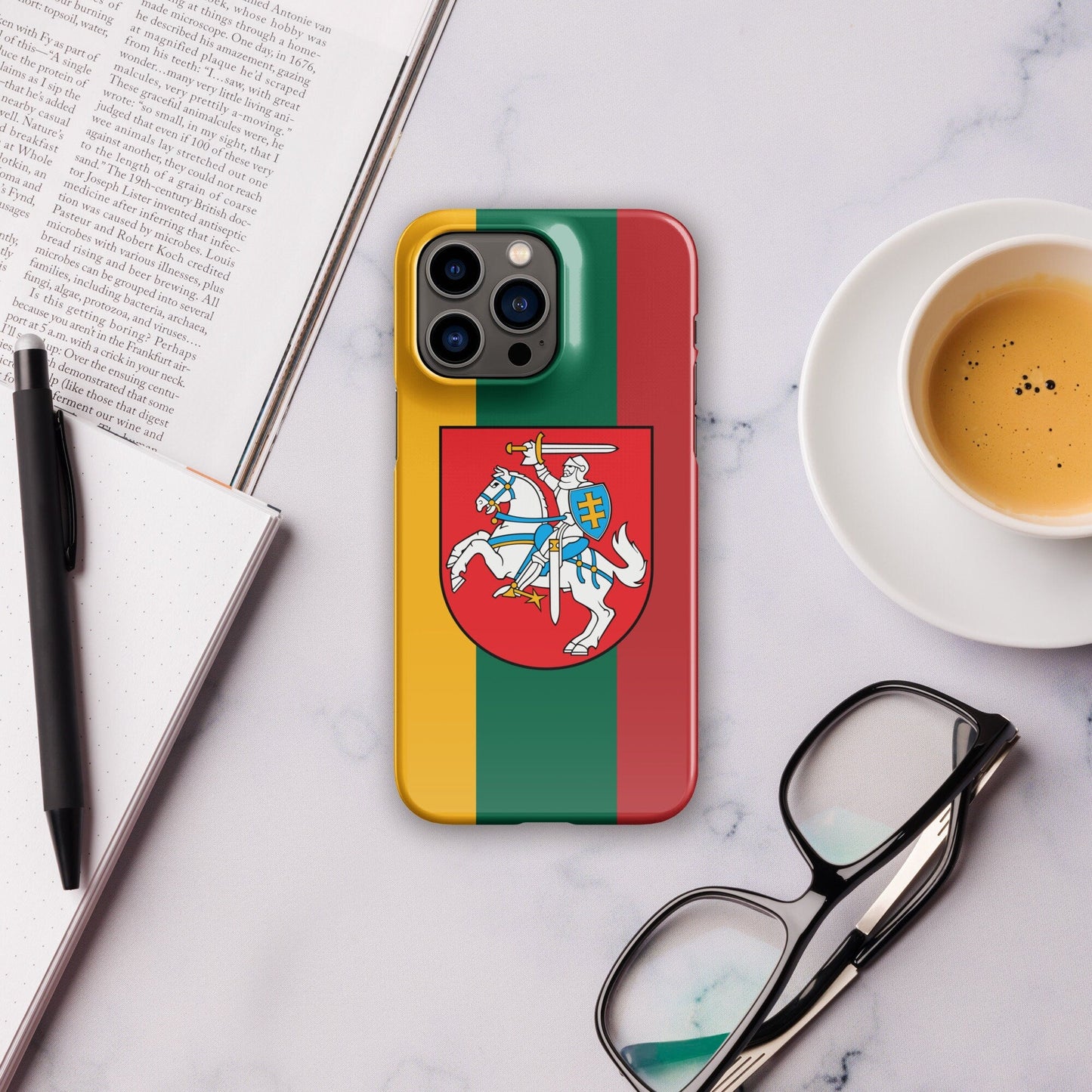 Lithuania Flag | Aesthetic Phone Case | iPhone 15 Pro Max | Patriotic Phone Case | Tough Case - Raiden Gate Design