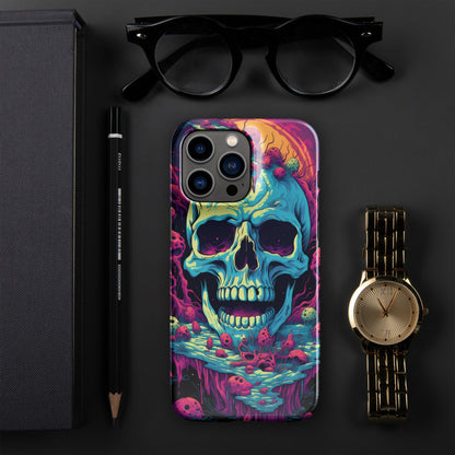 Main Skull | Trippy iPhone Case | Weird Phone Case | Psychedelic Case | Skull Phone Case | Mushroom Phone Case - Raiden Gate Design