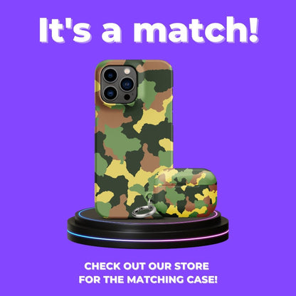 Military Camouflage Custom AirPods Pro Case | Tough AirPods Case - Raiden Gate Design