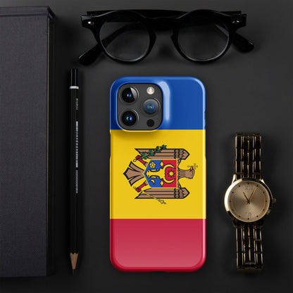 Moldova Flag | Aesthetic Phone Case | iPhone 15 Pro Max | Patriotic Phone Case | Tough Case - Raiden Gate Design