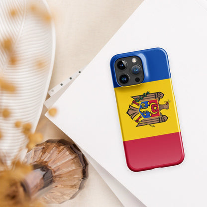 Moldova Flag | Aesthetic Phone Case | iPhone 15 Pro Max | Patriotic Phone Case | Tough Case - Raiden Gate Design