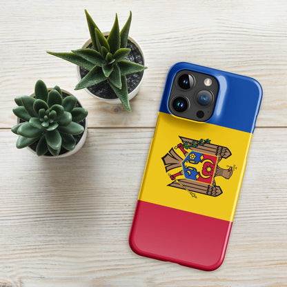 Moldova Flag | Aesthetic Phone Case | iPhone 15 Pro Max | Patriotic Phone Case | Tough Case - Raiden Gate Design