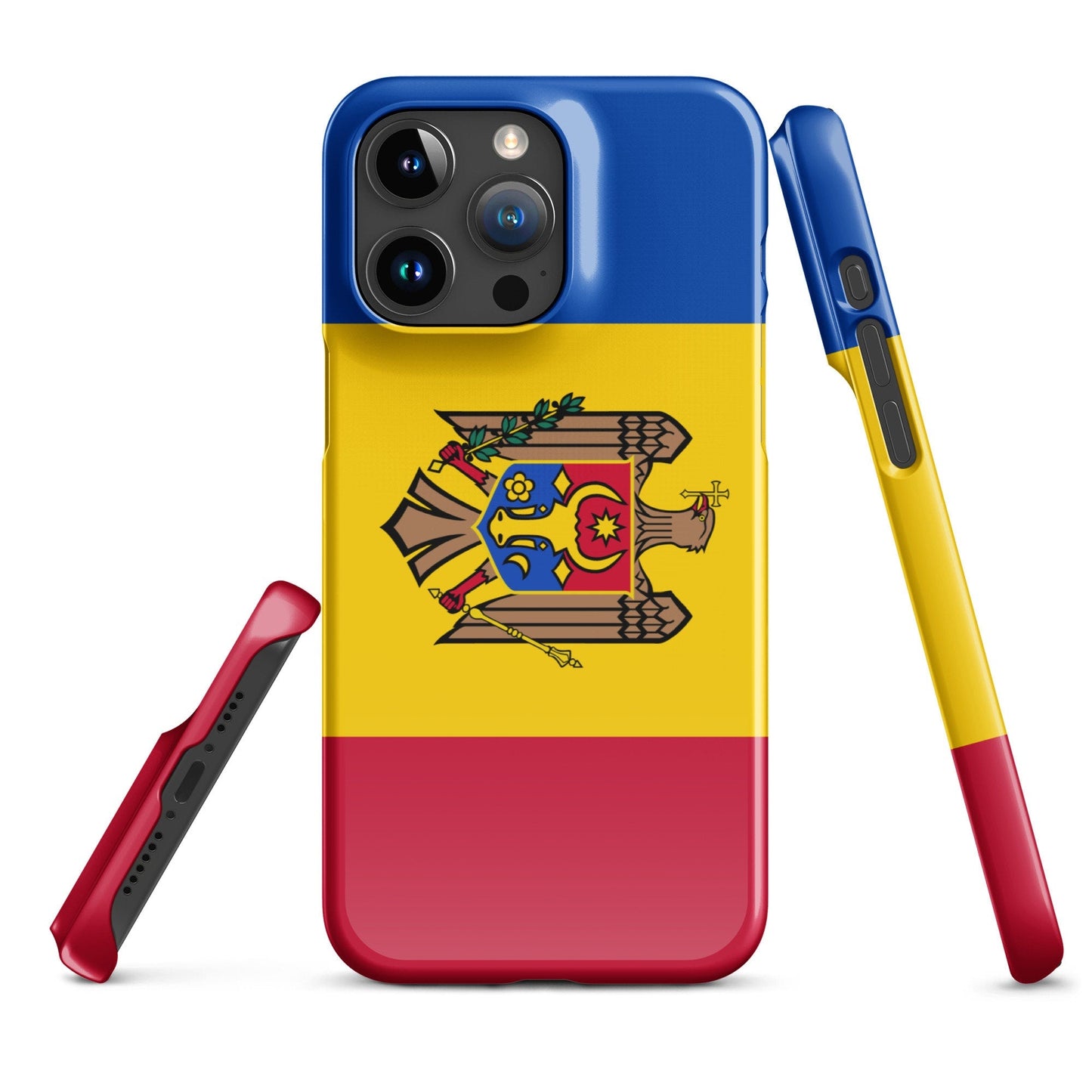 Moldova Flag | Aesthetic Phone Case | iPhone 15 Pro Max | Patriotic Phone Case | Tough Case - Raiden Gate Design