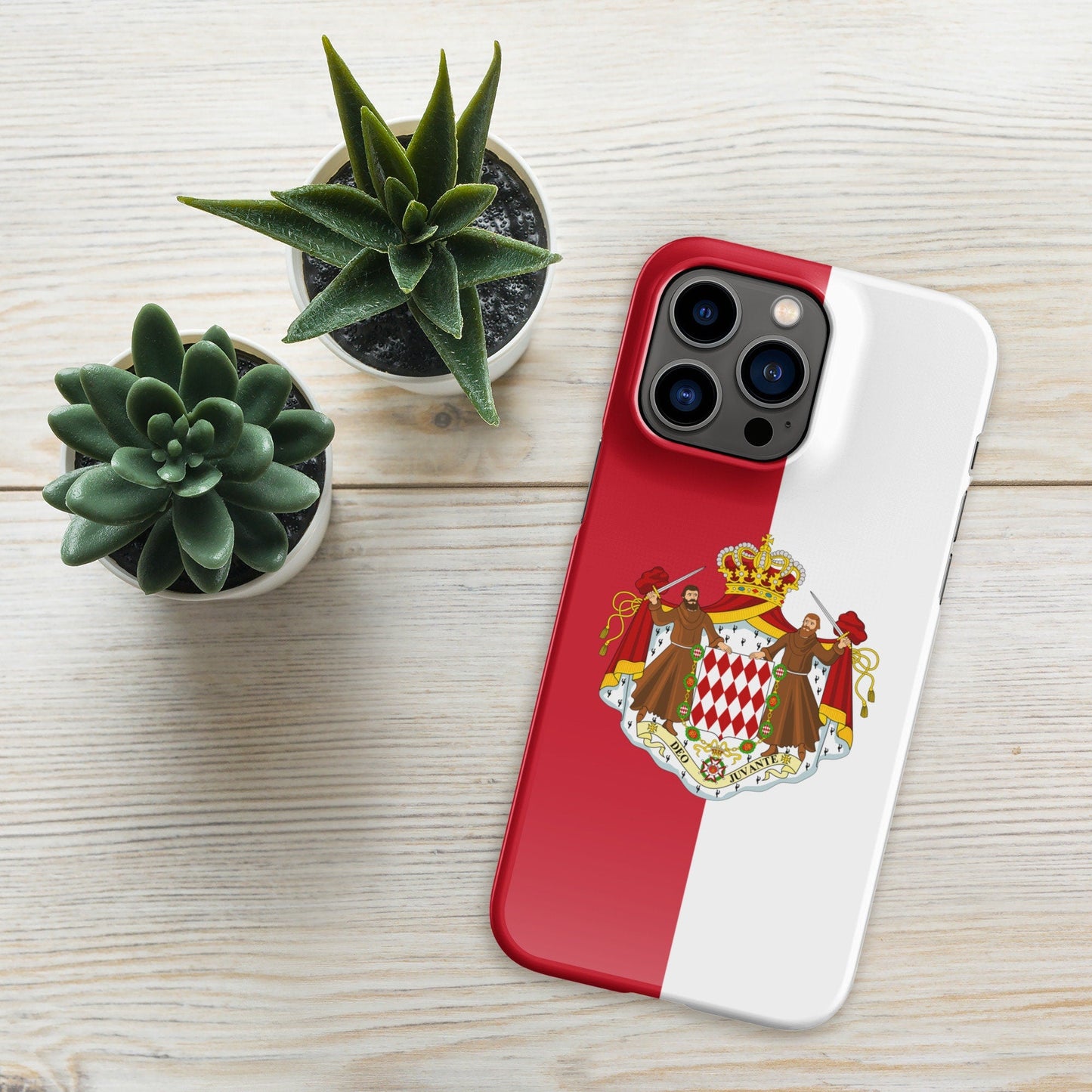 Monaco Flag | Aesthetic Phone Case | Cute Phone Case | Patriotic Phone Case | iPhone 15 Pro Max | Tough Case - Raiden Gate Design