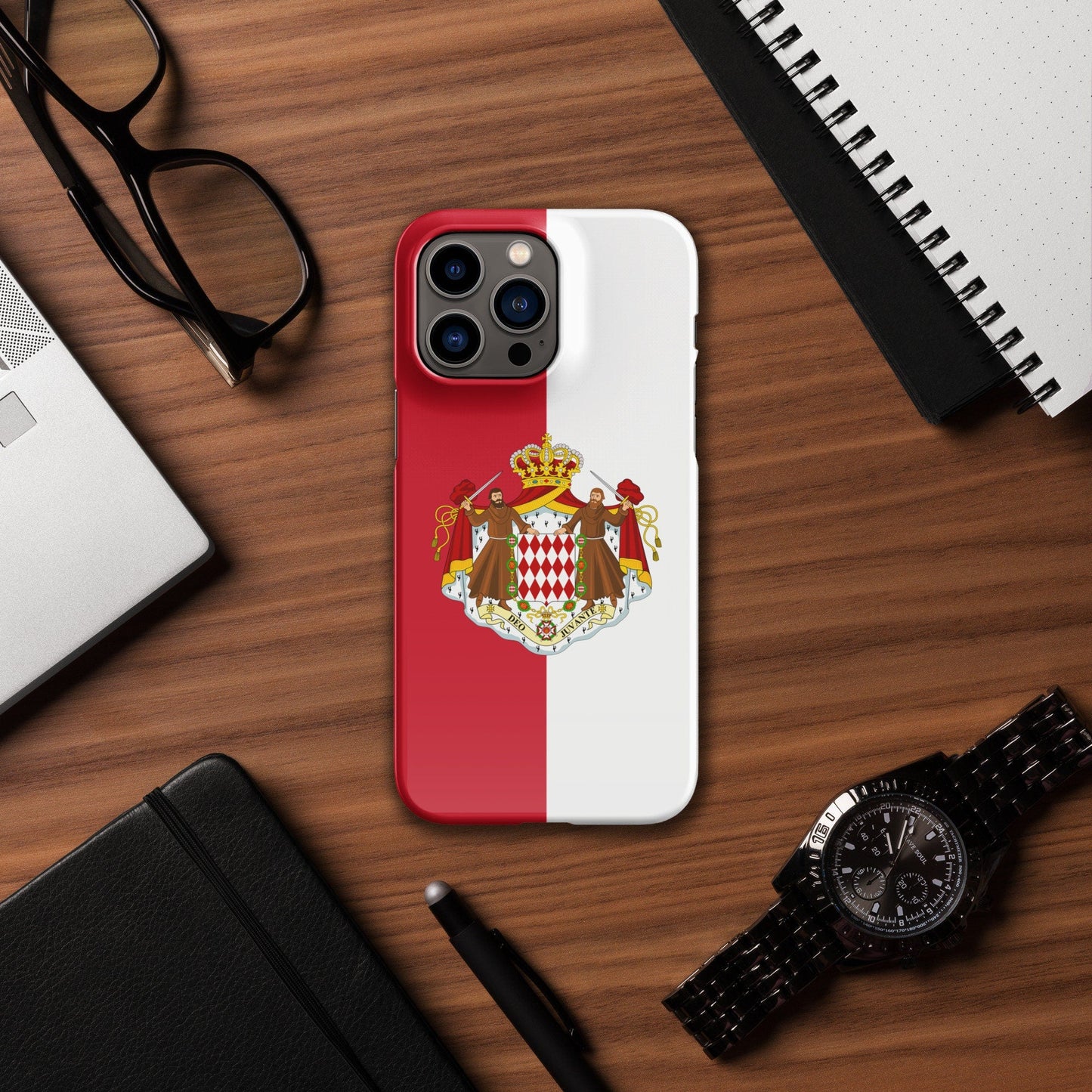 Monaco Flag | Aesthetic Phone Case | Cute Phone Case | Patriotic Phone Case | iPhone 15 Pro Max | Tough Case - Raiden Gate Design