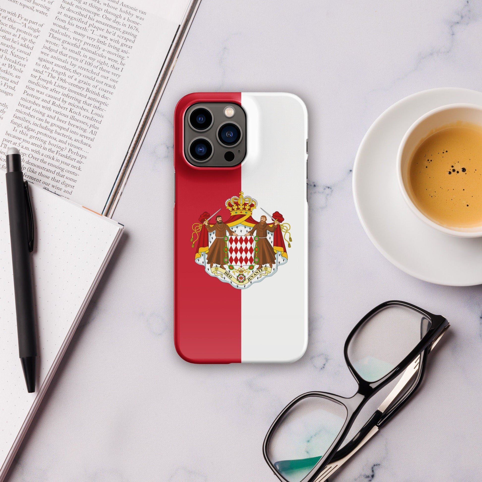 Monaco Flag | Aesthetic Phone Case | Cute Phone Case | Patriotic Phone Case | iPhone 15 Pro Max | Tough Case - Raiden Gate Design