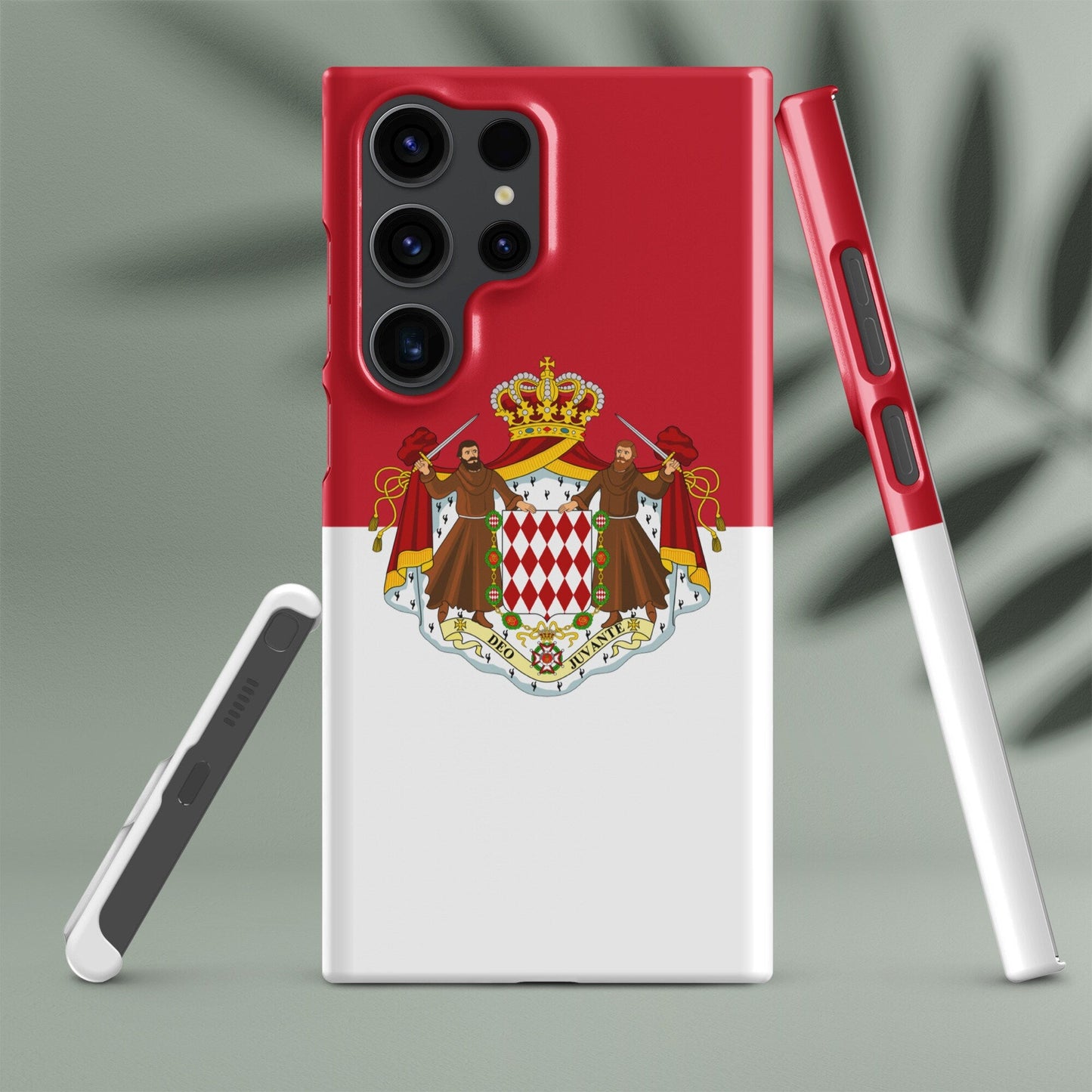 Monaco Flag Samsung Galaxy Phone Case for Samsung S24 and Samsung S23 for Patriots - Raiden Gate Design