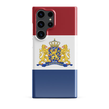 Netherlands Flag Samsung Galaxy Phone Case for Samsung S24 and Samsung S23 for Patriots - Raiden Gate Design