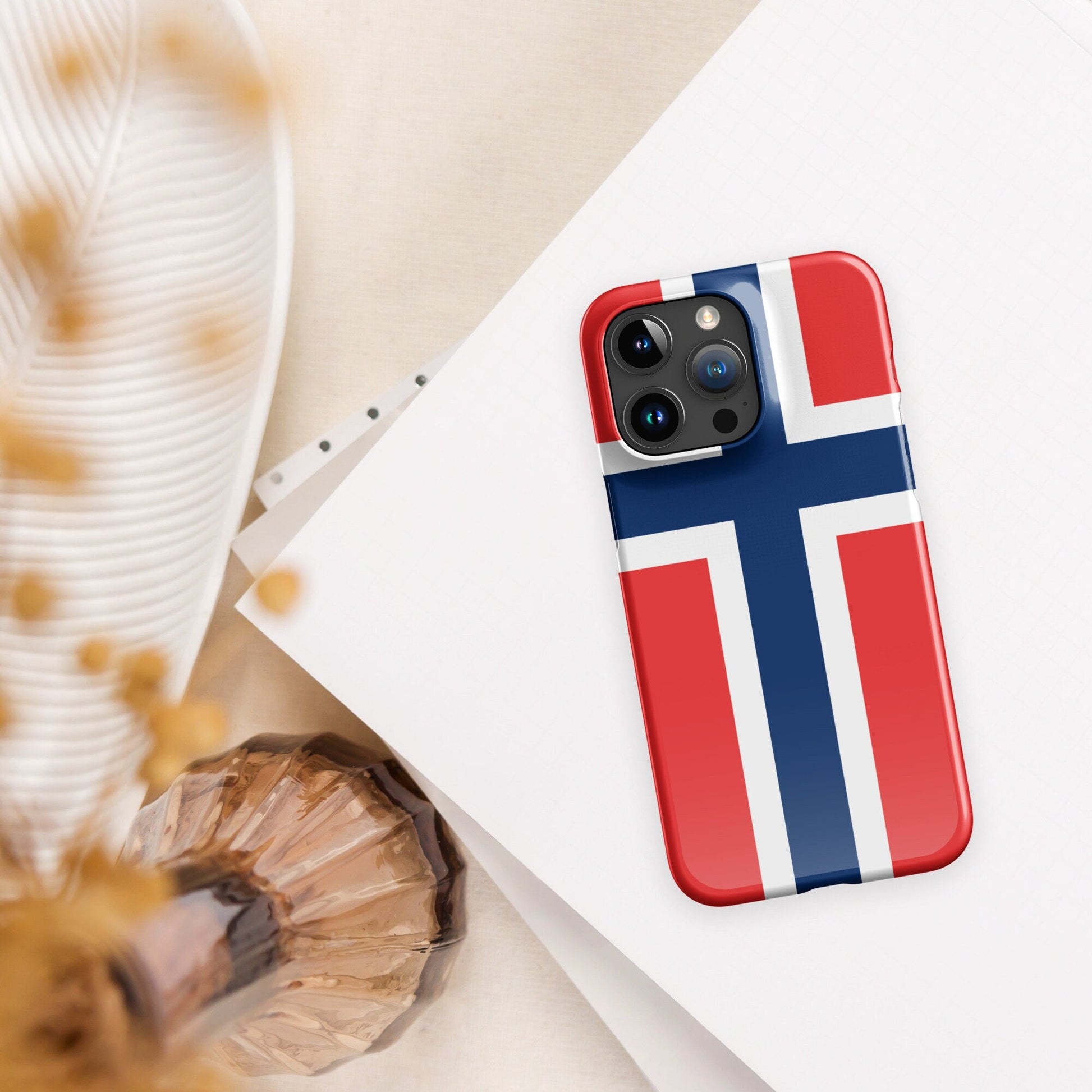 Norway Flag | Aesthetic Phone Case | iPhone 15 Pro Max | Patriotic Phone Case | Tough Case - Raiden Gate Design