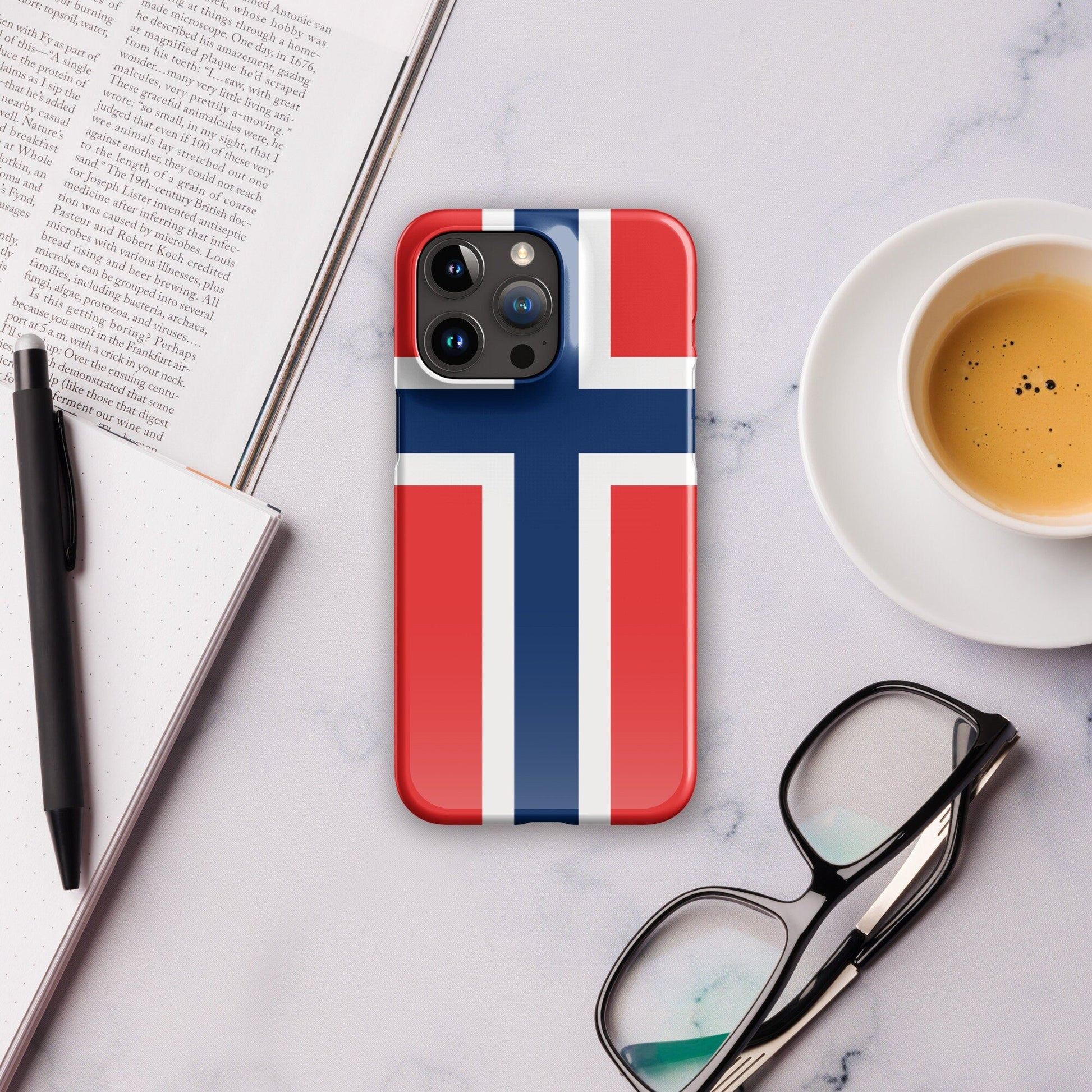 Norway Flag | Aesthetic Phone Case | iPhone 15 Pro Max | Patriotic Phone Case | Tough Case - Raiden Gate Design