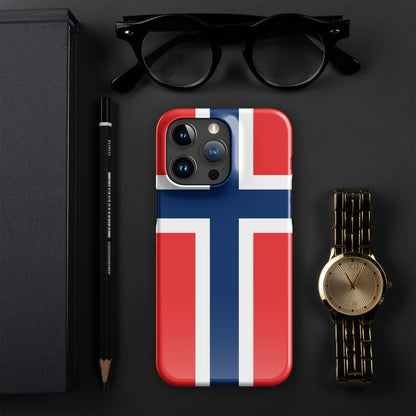 Norway Flag | Aesthetic Phone Case | iPhone 15 Pro Max | Patriotic Phone Case | Tough Case - Raiden Gate Design