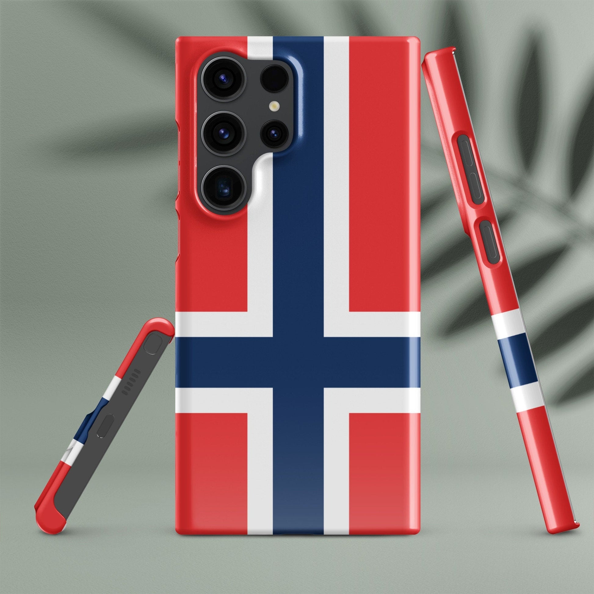 Norway Flag Samsung Galaxy Phone Case for Samsung S24 and Samsung S23 for Patriots - Raiden Gate Design