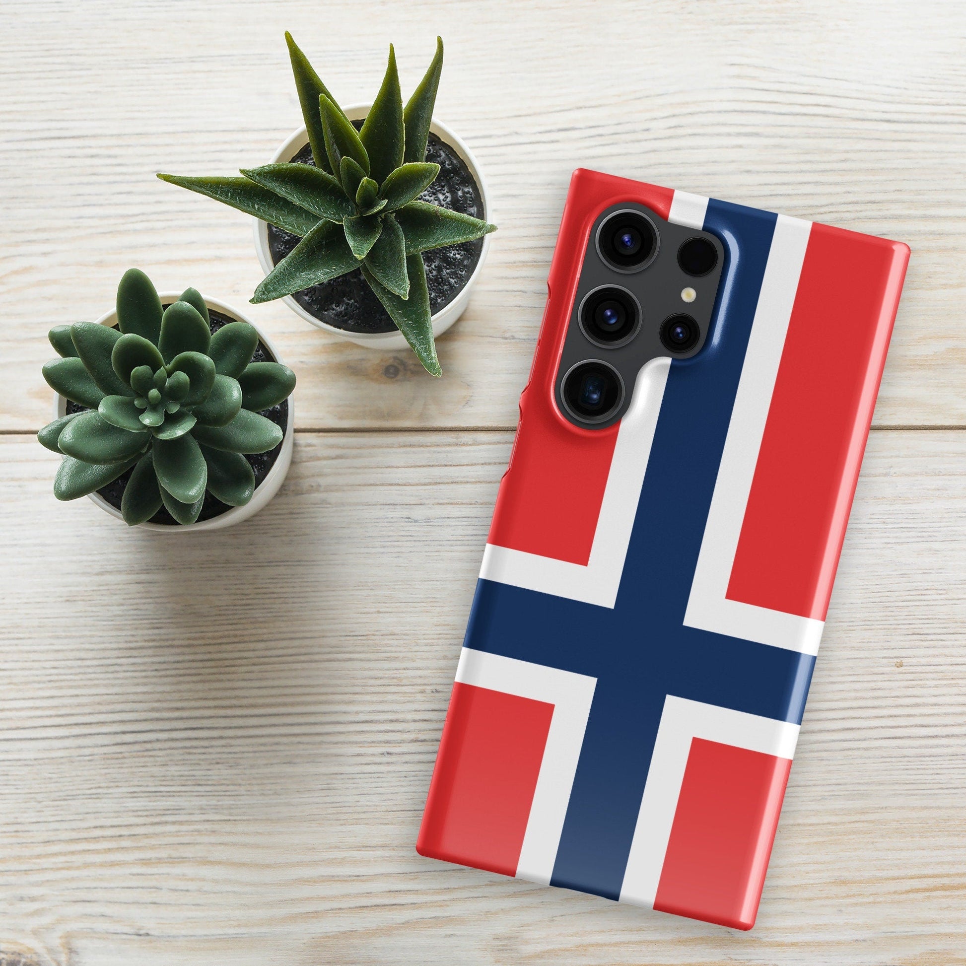 Norway Flag Samsung Galaxy Phone Case for Samsung S24 and Samsung S23 for Patriots - Raiden Gate Design