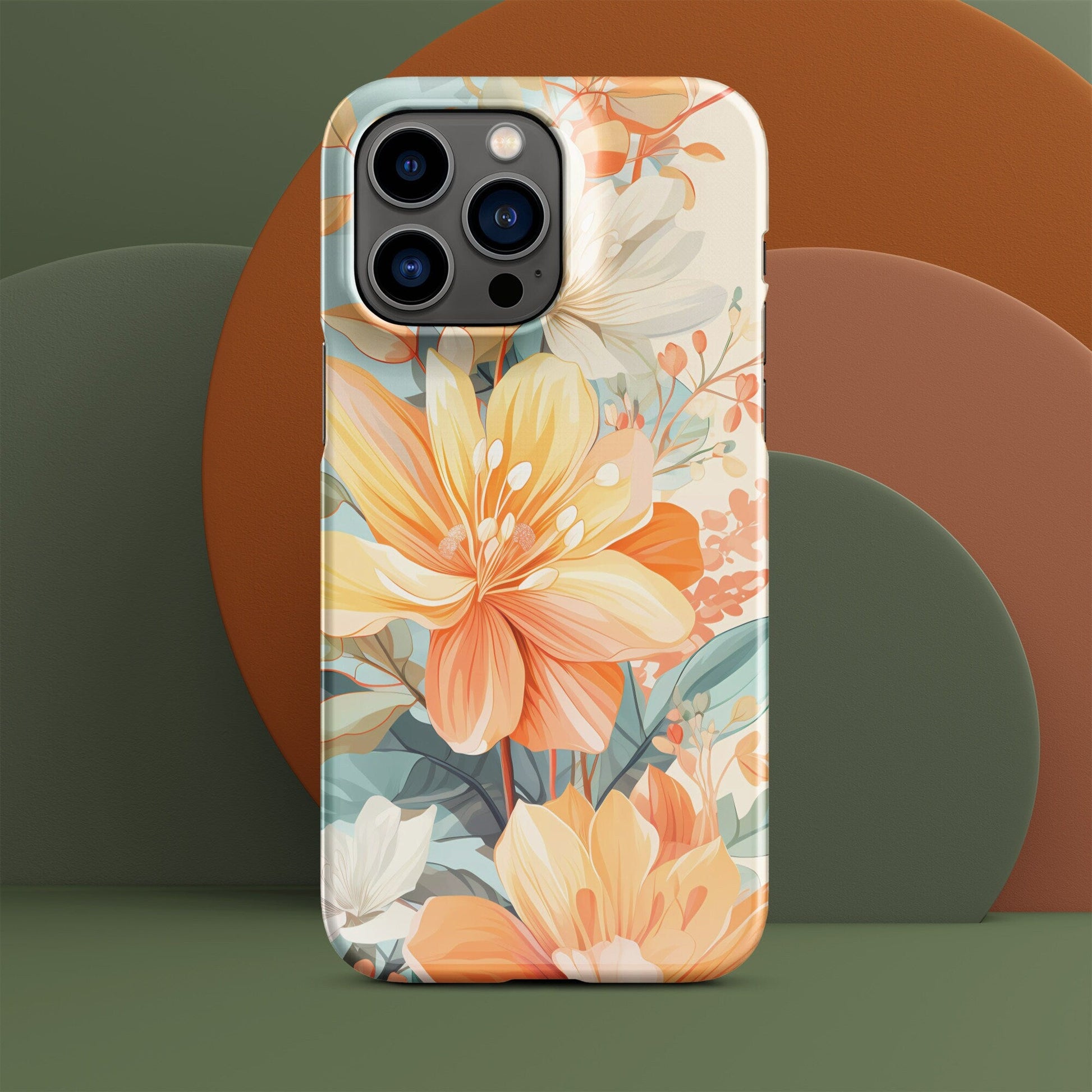 Orange Plant Phone Case | Botanical Phone Case | Aesthetic Phone Case | Floral Phone Case | Tough Case - Raiden Gate Design