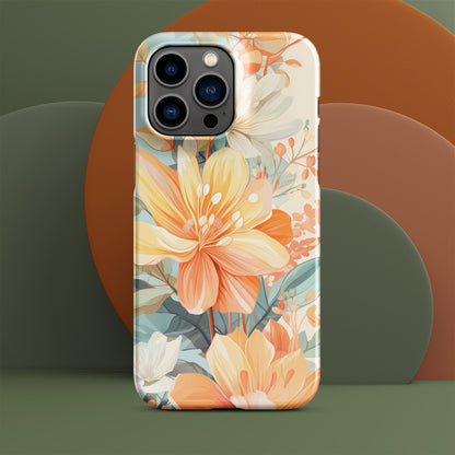 Orange Plant Phone Case | Botanical Phone Case | Aesthetic Phone Case | Floral Phone Case | Tough Case - Raiden Gate Design