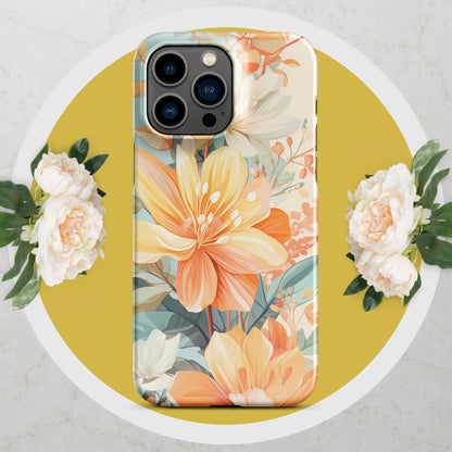 Orange Plant Phone Case | Botanical Phone Case | Aesthetic Phone Case | Floral Phone Case | Tough Case - Raiden Gate Design