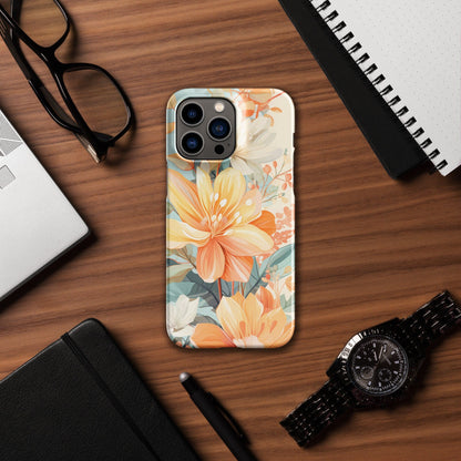 Orange Plant Phone Case | Botanical Phone Case | Aesthetic Phone Case | Floral Phone Case | Tough Case - Raiden Gate Design