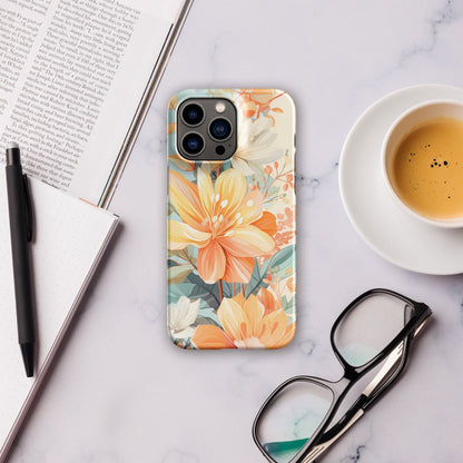 Orange Plant Phone Case | Botanical Phone Case | Aesthetic Phone Case | Floral Phone Case | Tough Case - Raiden Gate Design