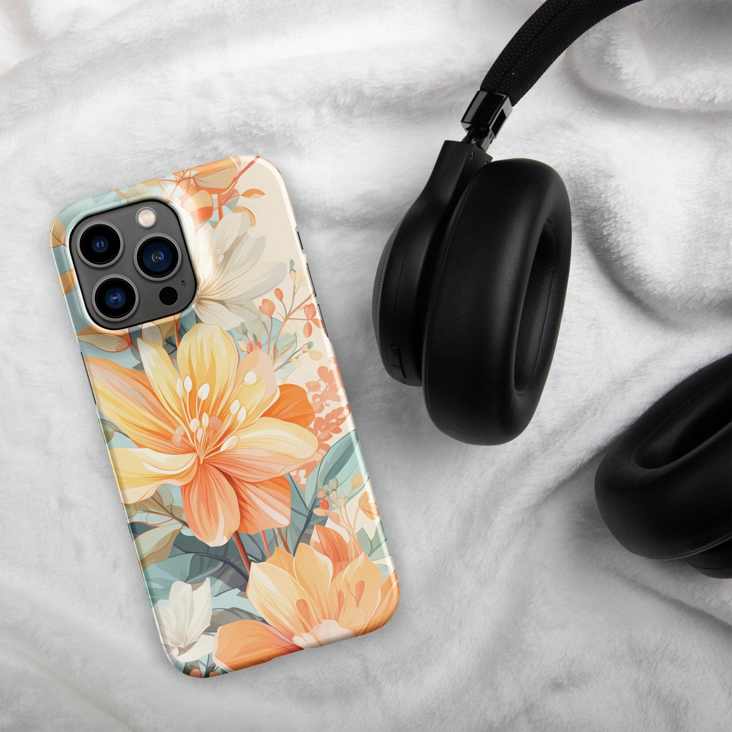 Orange Plant Phone Case | Botanical Phone Case | Aesthetic Phone Case | Floral Phone Case | Tough Case - Raiden Gate Design