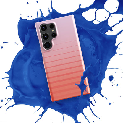 Pastel Gradient Samsung Galaxy S24 Ultra Case in Orange and Pink - Raiden Gate Design