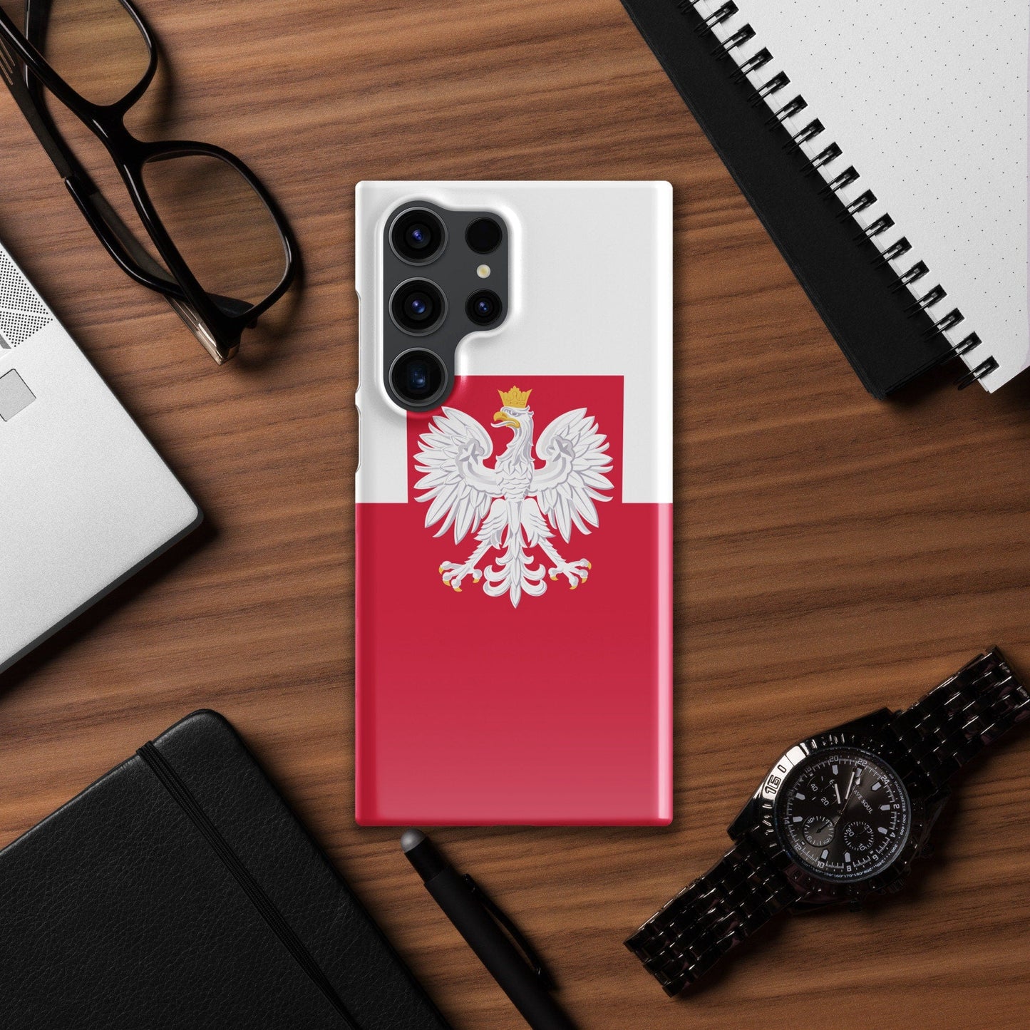 Poland Flag Samsung Galaxy Phone Case for Samsung S24 and Samsung S23 for Patriots - Raiden Gate Design