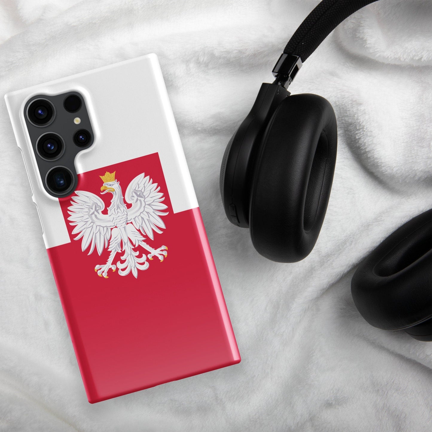 Poland Flag Samsung Galaxy Phone Case for Samsung S24 and Samsung S23 for Patriots - Raiden Gate Design