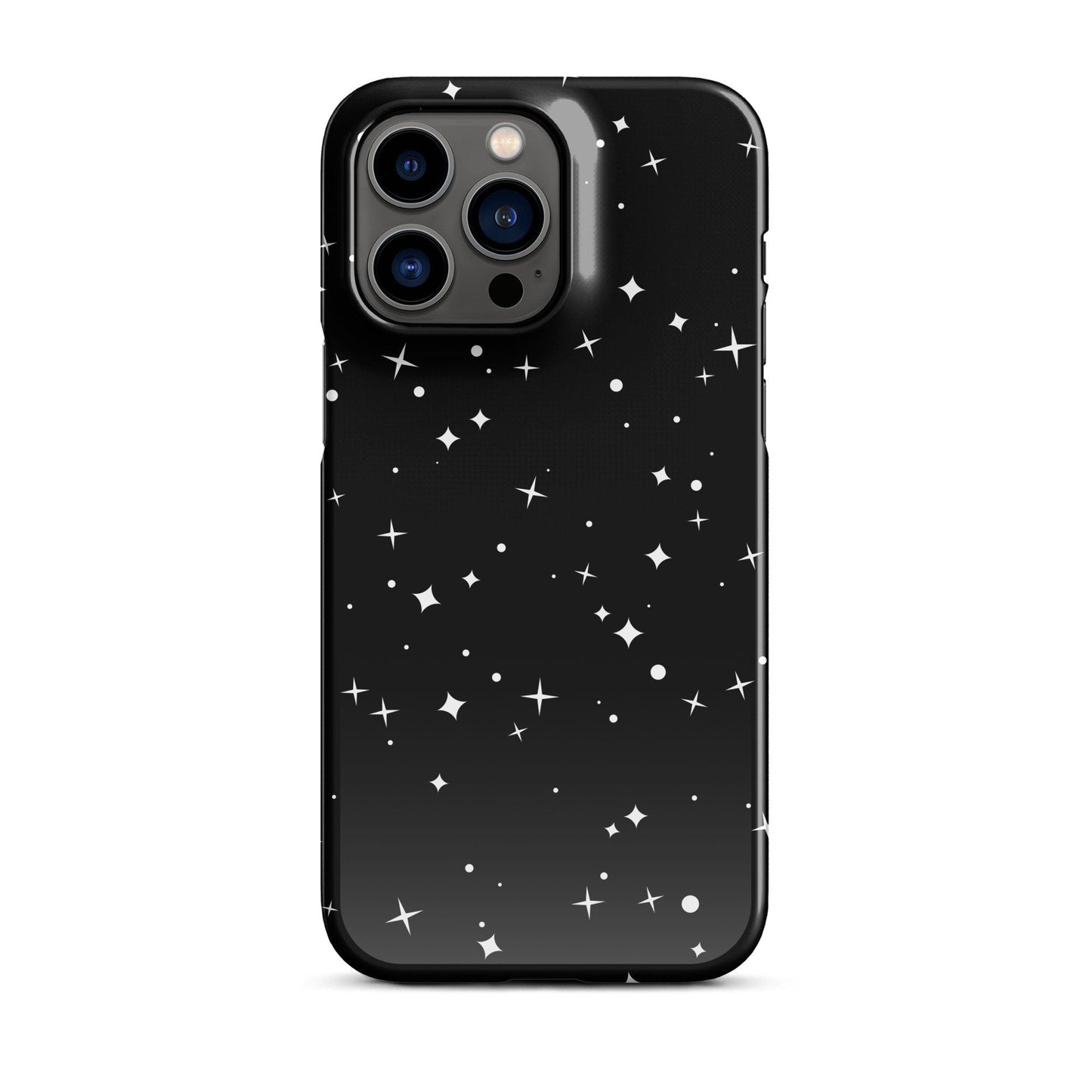 Premium Black Starry Night Design | Aesthetic Phone Case | iPhone 15 Pro Max | Phone Case | Tough Case - Raiden Gate Design