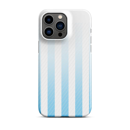 Premium Blue Gradient Stripes Design | Aesthetic Phone Case | iPhone 15 Pro Max | Phone Case | Tough Case - Raiden Gate Design