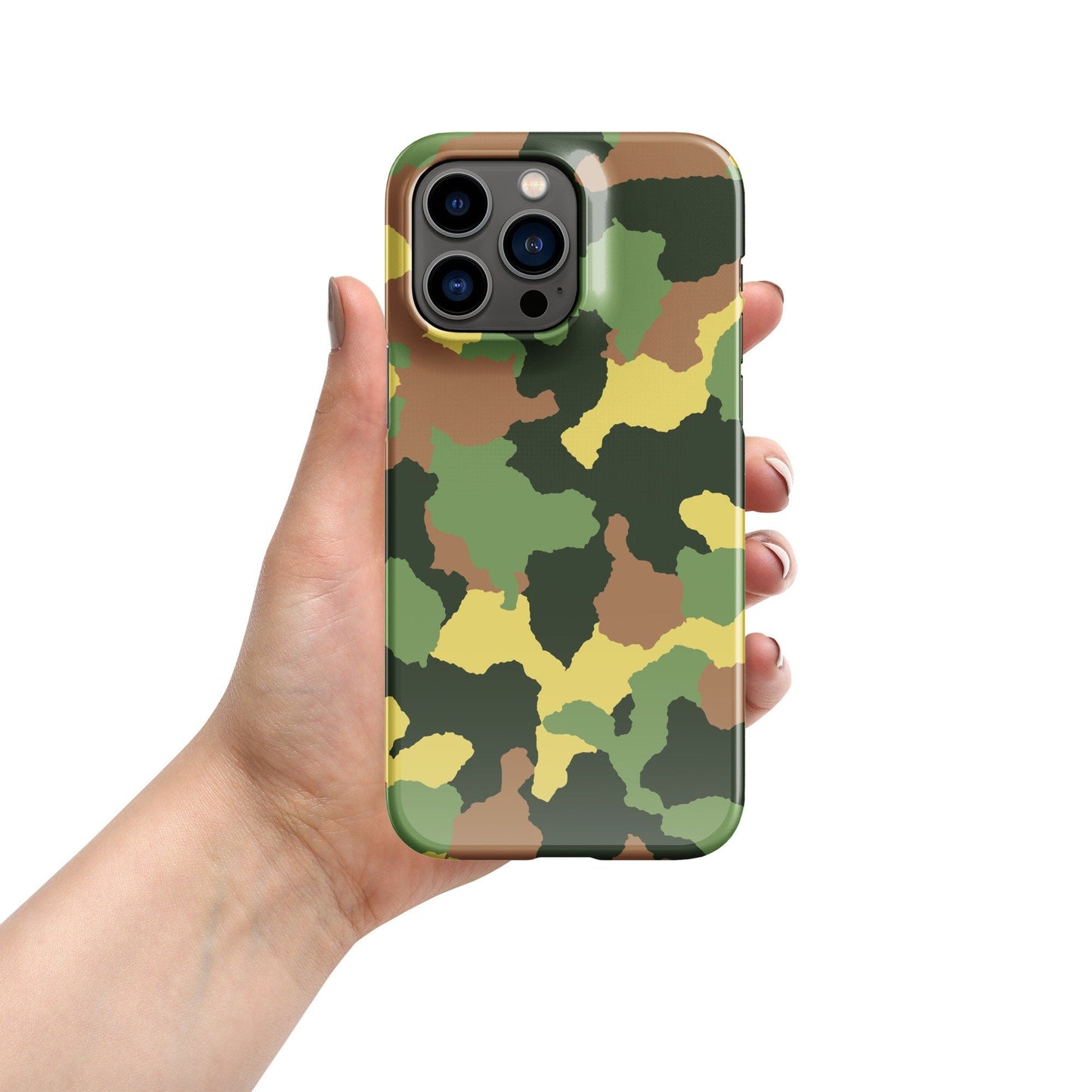 Premium Military Camouflage Design | Aesthetic Phone Case | iPhone 15 Pro Max | Phone Case | Tough Case - Raiden Gate Design