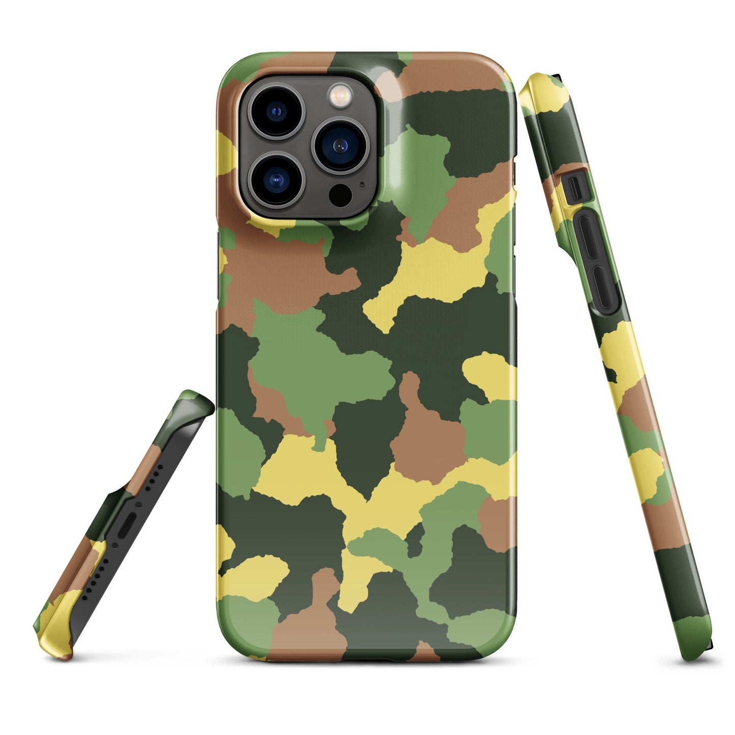 Premium Military Camouflage Design | Aesthetic Phone Case | iPhone 15 Pro Max | Phone Case | Tough Case - Raiden Gate Design