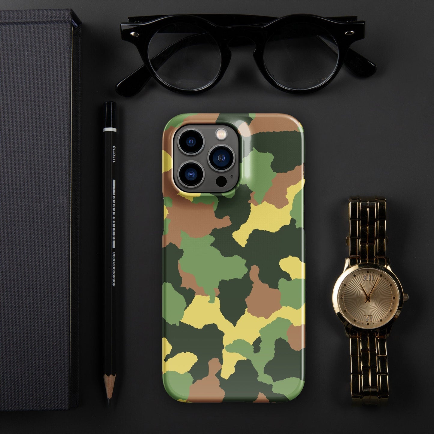 Premium Military Camouflage Design | Aesthetic Phone Case | iPhone 15 Pro Max | Phone Case | Tough Case - Raiden Gate Design